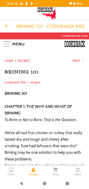 Cookshack Connect Screenshot 1