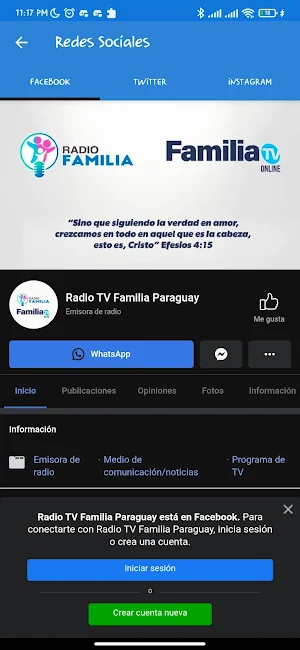 Radio Familia Paraguay Screenshot 2