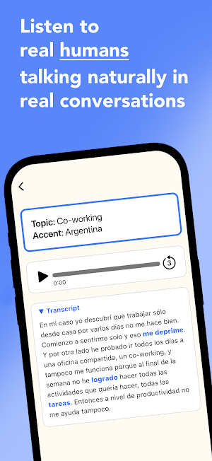 Spoken: Language Practice Screenshot 1