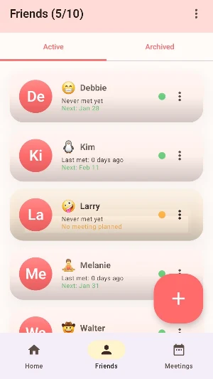 iMeetMyFriends Screenshot 1