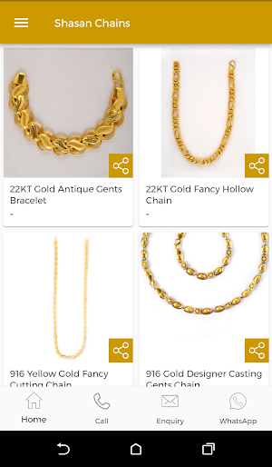 Shasan Chains & Bracelets Manufacturer Wholesaler Screenshot 2