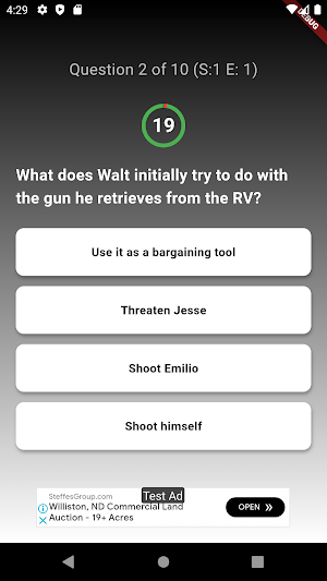 Breaking Bad Trivia Quiz Screenshot 2