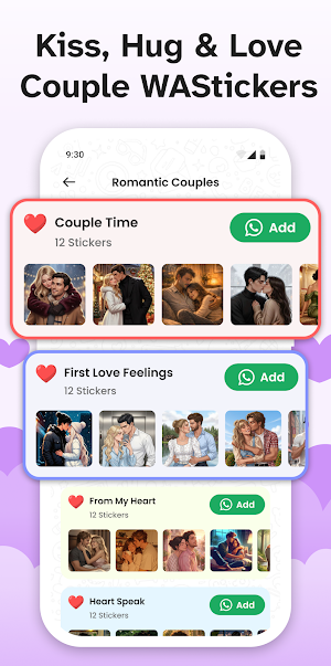 Romantic Sticker: Love Sticker Screenshot 2