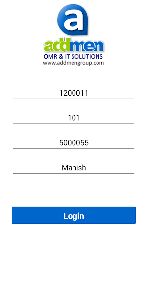 Addmen Online OMR Screenshot 0