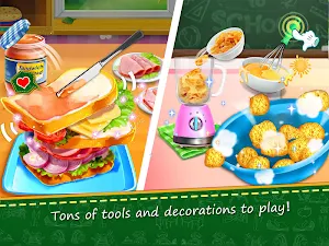 School Lunch Food Maker 2: Free Cooking Games Screenshot 3