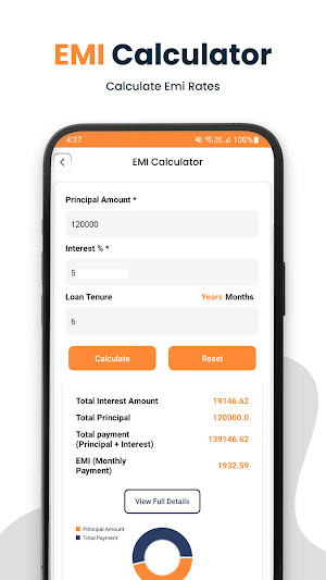 CashLoan - EMI Loan Calculator Screenshot 3