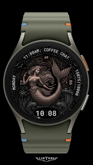 Mermaid Watch Face 110 Screenshot 2
