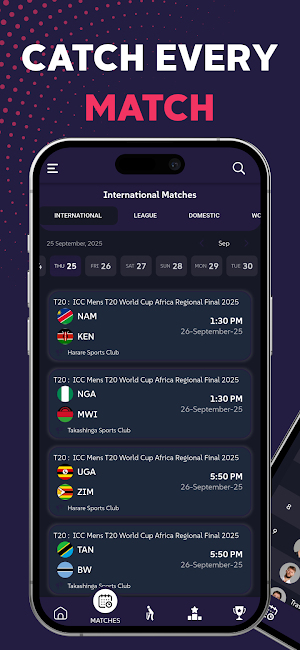 emCric - Live Score Screenshot 1