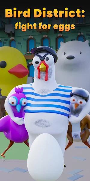 Bird District: fight for eggs Screenshot 0