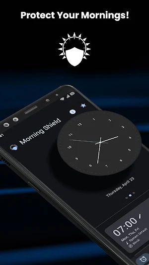 Morning Shield: Focus Alarms Screenshot 0