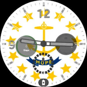 Rhode Island Flag Watchface Screenshot 3