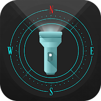 Flashlight With Compass