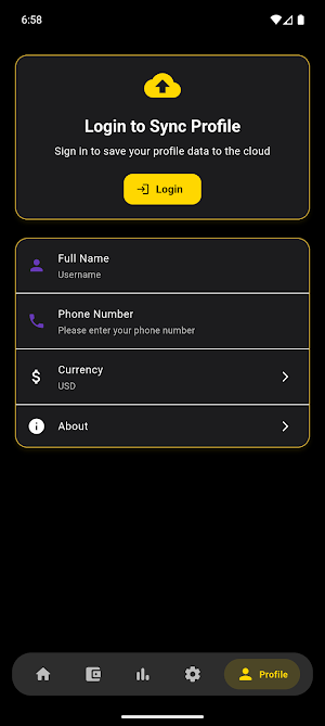 Money Manager Screenshot 1