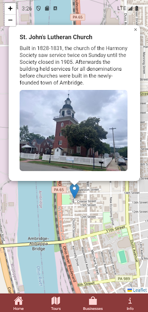 Ambridge Mobile Screenshot 1