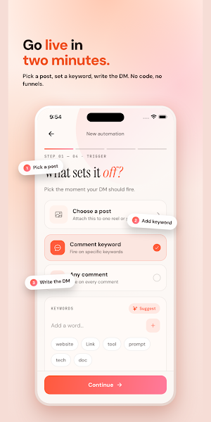 Slide DM - DM Automation Tool Screenshot 3