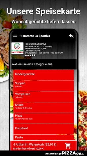 Ristorante La Sportiva Hamburg Screenshot 3