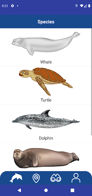 Whale Reporter Screenshot 2