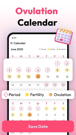 OVIE: Ovulation Period Tracker Screenshot 2