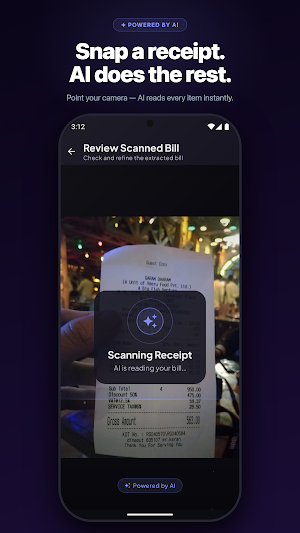 FairShare: AI Bill Splitter Screenshot 1