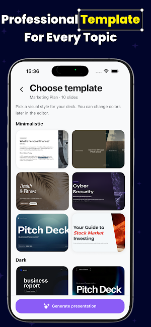 AI Presentation Maker: AI PPT Screenshot 3