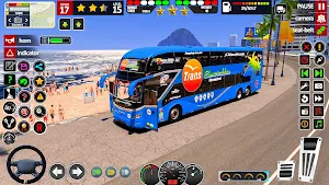 City Bus Driving 3D Euro Bus Screenshot 1