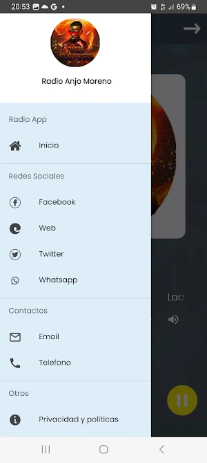 Radio Anjo Moreno Screenshot 1