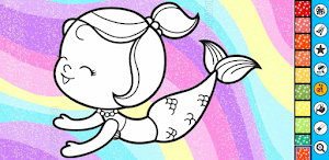 Mermaid coloring for adult Screenshot 0