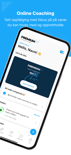 Premium PT - Din Online Trener Screenshot 1