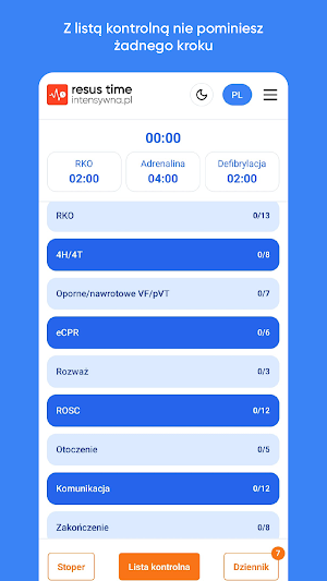 Resus Time Screenshot 2