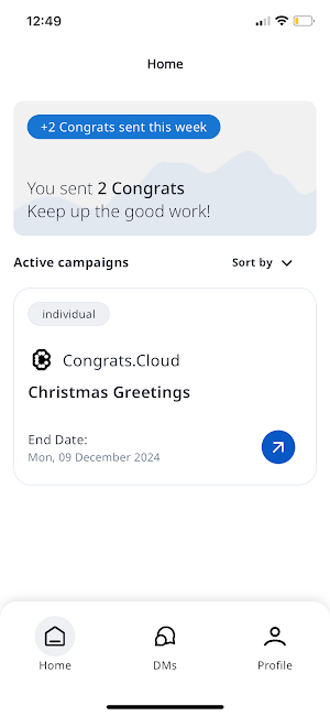 Congrats.Cloud Screenshot 1