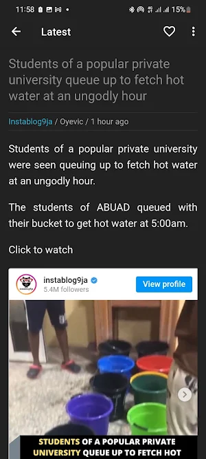 Instablog 9ja App Screenshot 2
