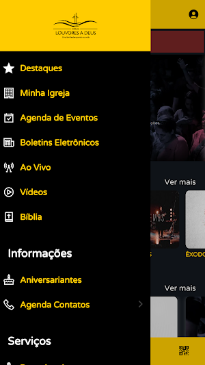 Ministério Louvores a Deus Screenshot 2
