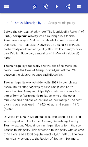 Municipalities of Denmark Screenshot 2