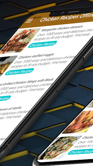 Chicken Recipes Offline Easy Screenshot 1