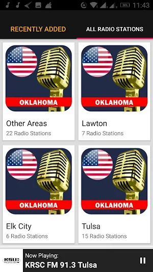 Oklahoma Radio Stations - USA Screenshot 2