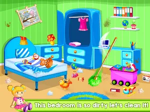 Kids Cleaning Games - My House Cleanup Screenshot 2