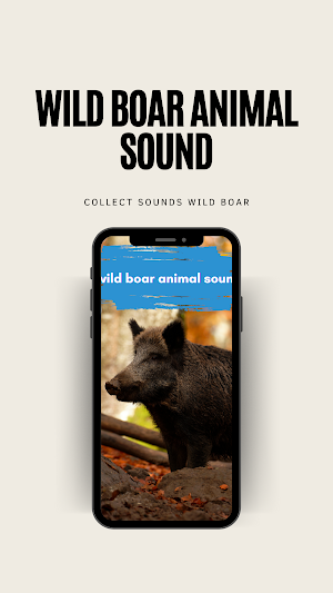 wild boar animal sound Screenshot 0