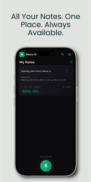 Memo AI Screenshot 1