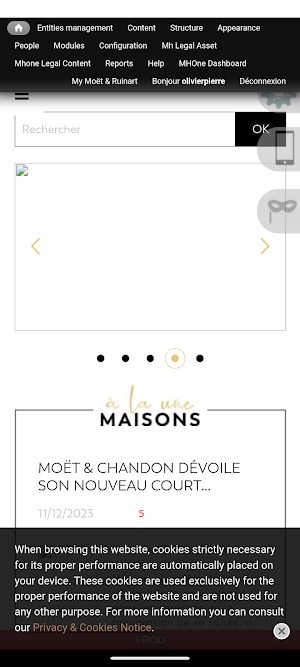 My Moët & Ruinart Screenshot 1
