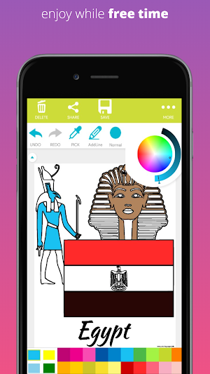 ColorFly | Nation Flags Coloring Book Screenshot 3