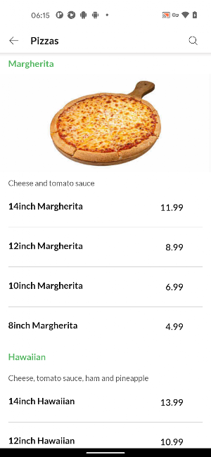 Milan Pizza Screenshot 3