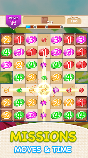 Beans Connect : Drag Match 3 Screenshot 1