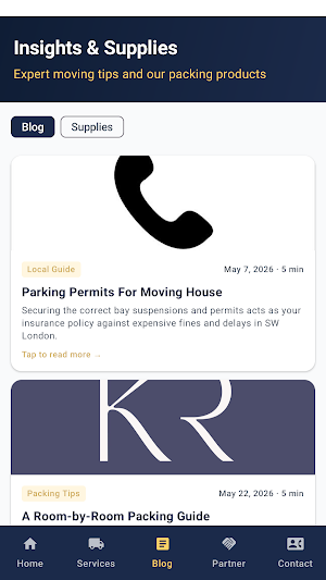 Kingston & Richmond Removals Screenshot 2