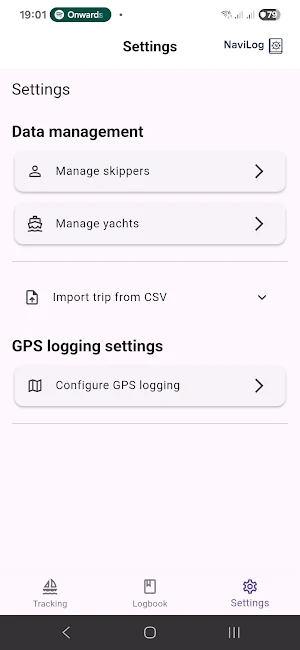 NaviLog Screenshot 3