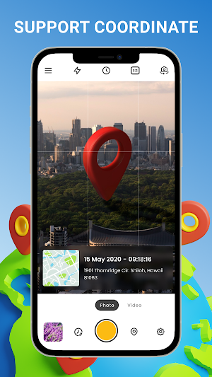 GPS Camera with Time Stamp Screenshot 2