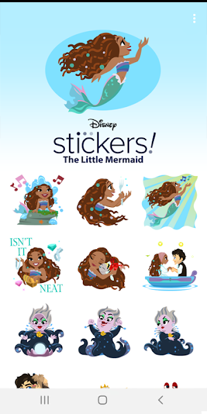 The Little Mermaid Stickers Screenshot 0