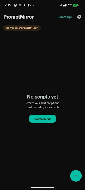 Teleprompter for Creators Screenshot 0