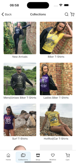 Vitesse T-shirts UK Screenshot 0