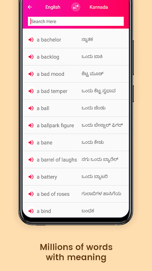Meaning in Kannada Screenshot 1