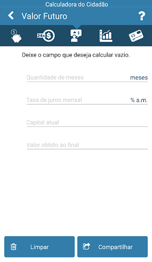 Calculadora do Cidadão Screenshot 2